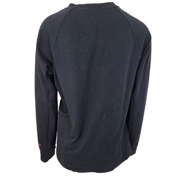 Lululemon Side Zipper Scuba Sweatshirt Workout Pullover Womens Medium Black - Picture 5 of 10